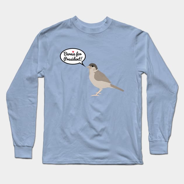 Birdie Sanders Long Sleeve T-Shirt by wanungara